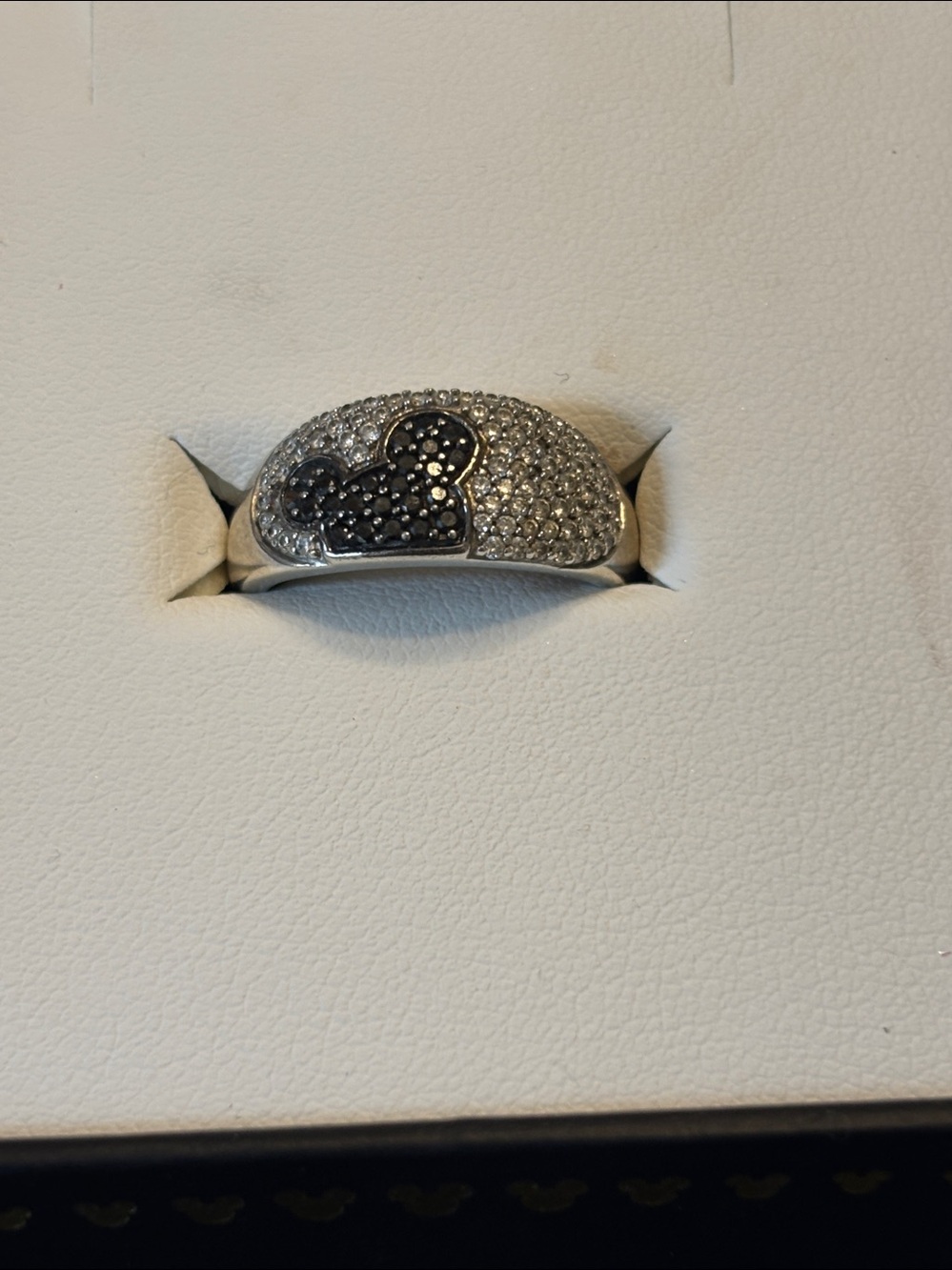 Mickey Mouse Disney 925 Silver & diamonds 90 years of magic Ring